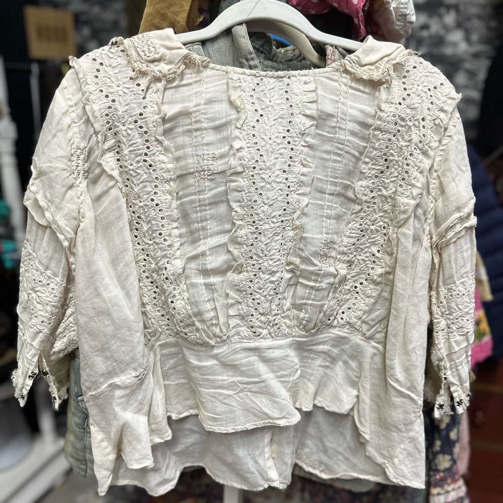 Cream Lace Blouse Magnolia Pearl